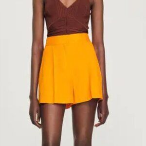 Sandro Orange Tailored Shorts FR 36